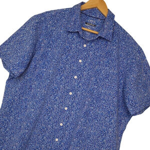 Apt. 9 Men's Premiere Flex Performance Short Sleeve Button-Up Shirt Size XXL AOP